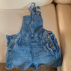 Madewell Denim Overalls Short.